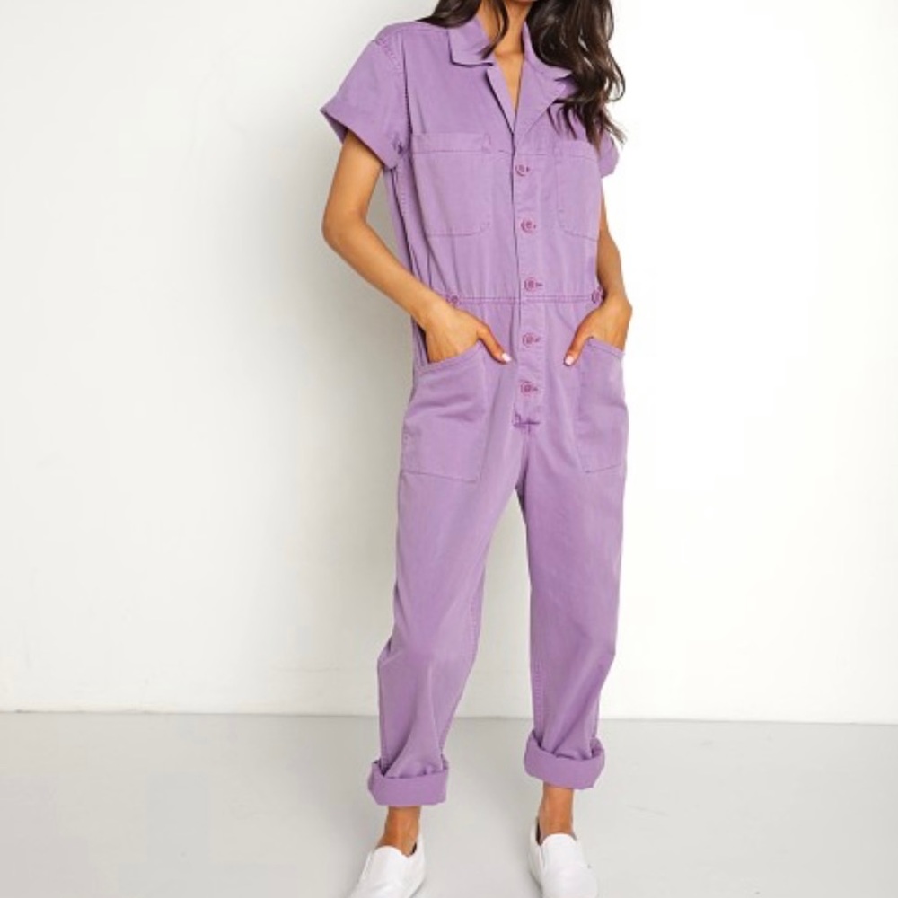 Pistola Grover Short Sleeve Field Suit - Orchid Jumpsuit